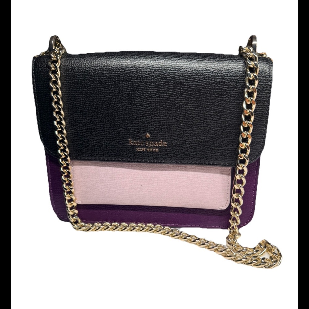 KATE SPADE Remy Colorblock Flap Chain Crossbody Handbag - Picture 3 of 9